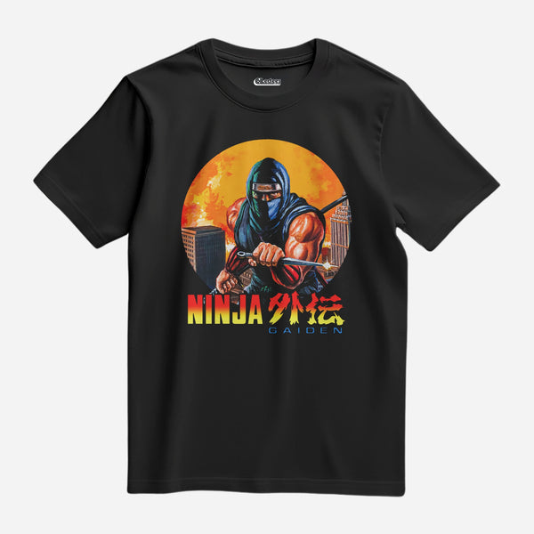 Camiseta Algodão Premium Mega Drive Game Ninja Gaiden