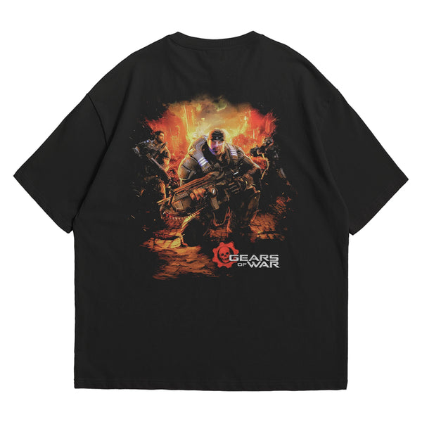 Camiseta Oversized Algodão Xbox Game Gears of War