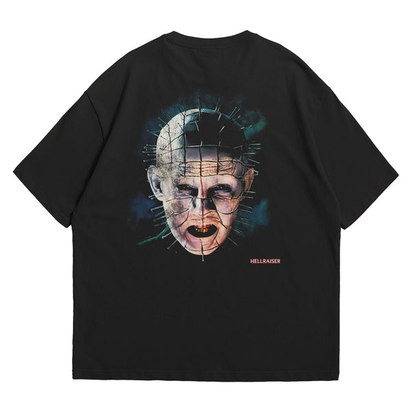 Camiseta Oversized Algodão Terror - Hellraiser
